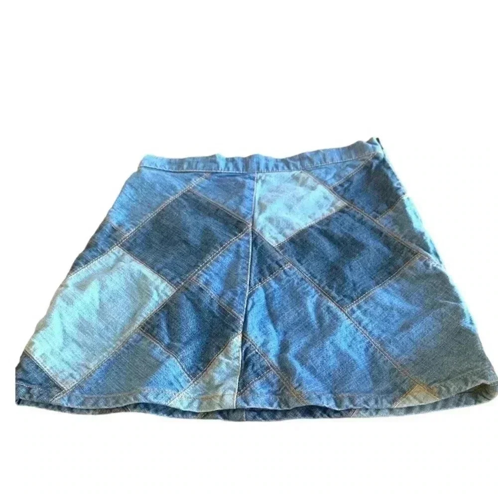 [5 for  $25] Hartstrings girls size 10, patchwork denim skirt. EUC.